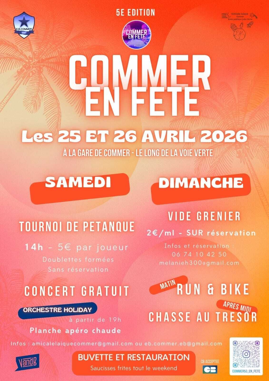 commer en fête