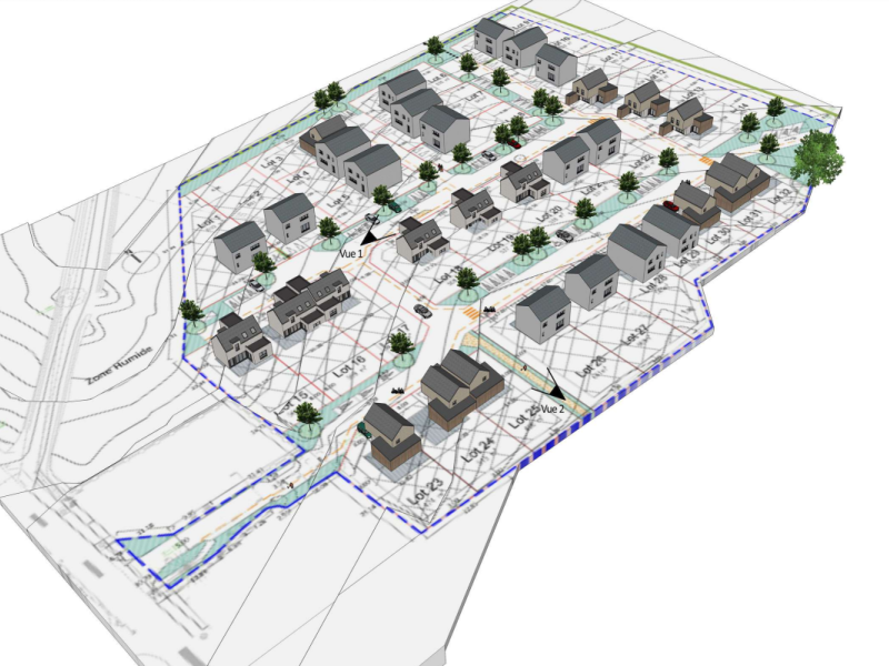 terrains à vendre "Lotissement des portes de la Mayenne"